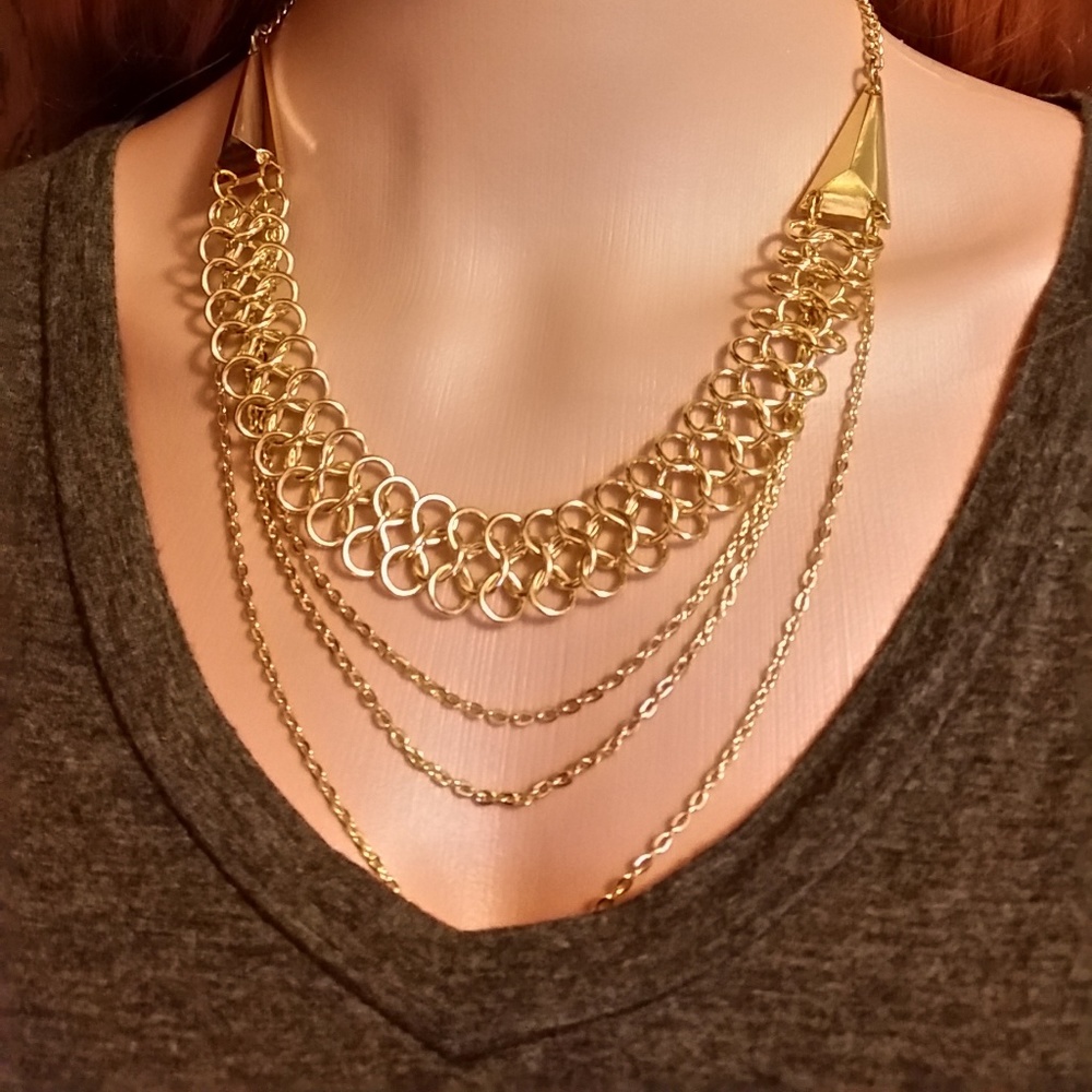 gold necklace